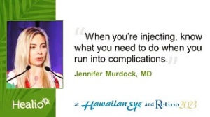 Dr Jennifer Murdock statement on injection